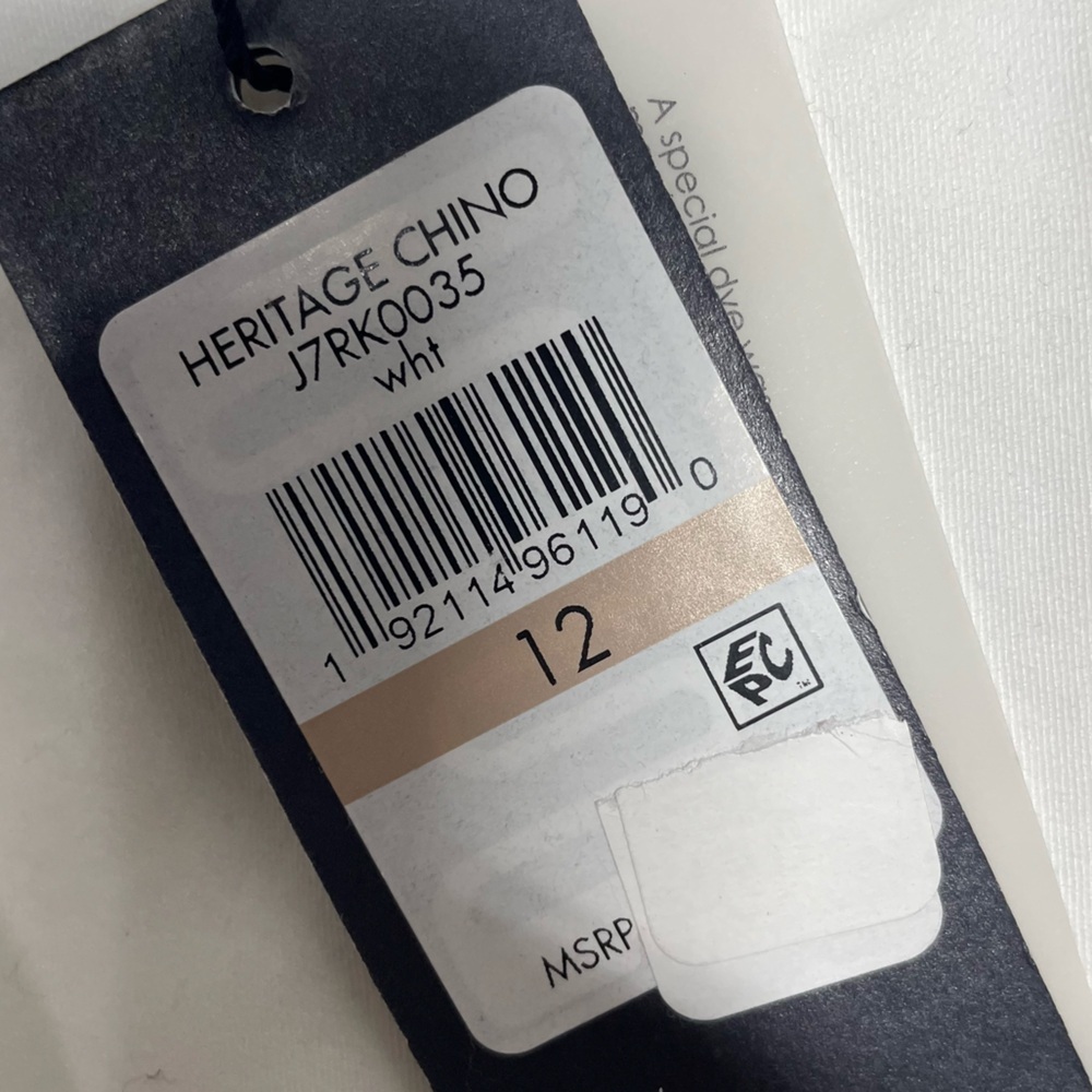 Tommy Hilfiger Women’s White 12 Hampton Heritage Stretch Slim Cuffed Crop NWT*** - Picture 13 of 16